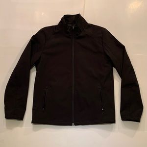 JOE FRESH BASIC SOLID DARK GREY COAT WINDBREAKER RUNNER'S JACKET - WOMENS SIZE S